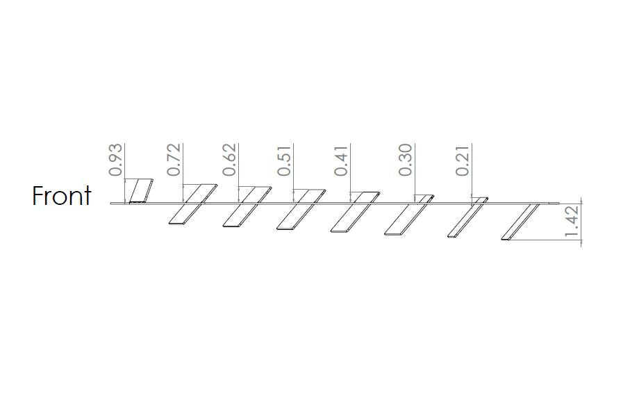 Universal Two Piece Hood Louvers