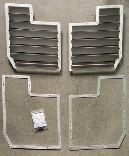 Universal Two Piece Hood Louvers
