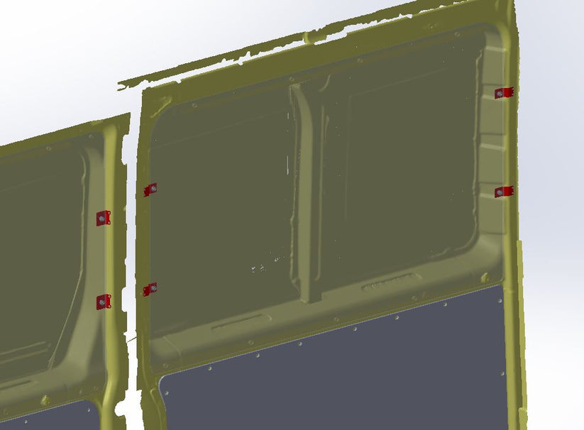 Ram Promaster Wall Panel Bracket Kit GK Engineering