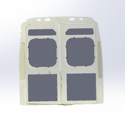 2014-2022 Ram Promaster DIY Wall Panel Templates - 159" Wheelbase, High Roof